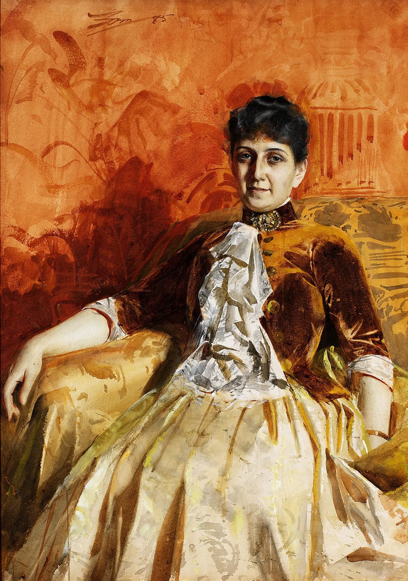 Portrait von Lisen Lamm - Anders Zorn