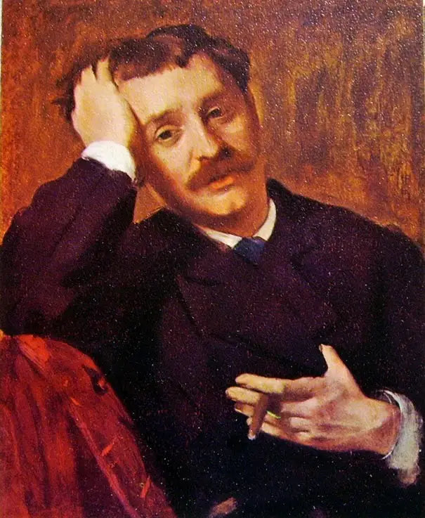 Porträt von Lorenzo Pagans - Edgar Degas