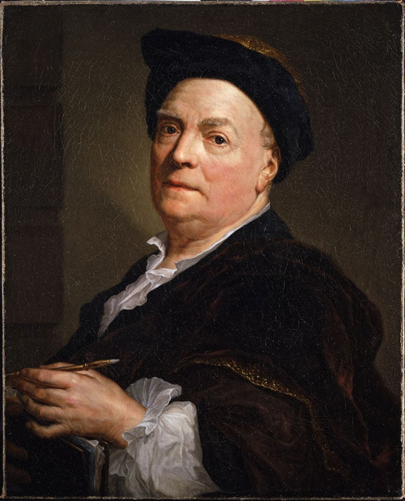 Porträt von Louis du Silvestre - Anton Raphael Mengs
