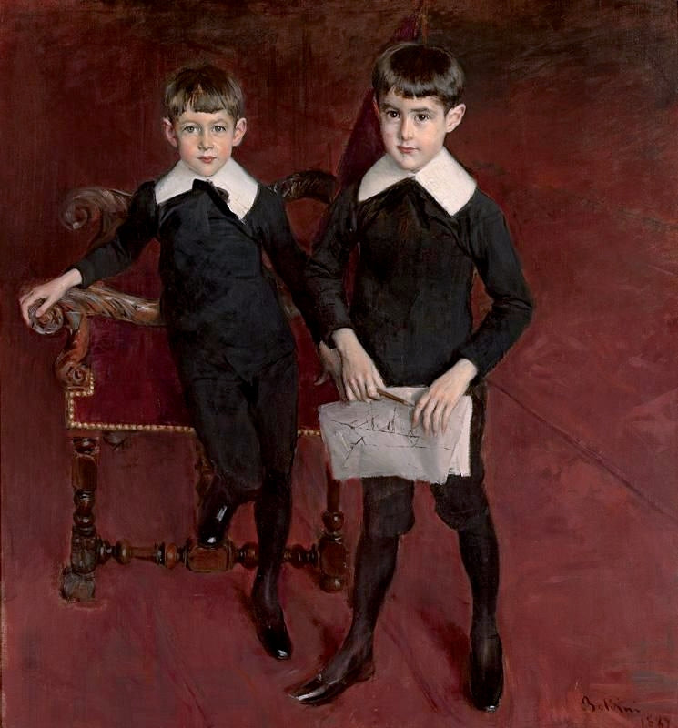 Porträt von Louis und Pedro Subercaseaux - Giovanni Boldini