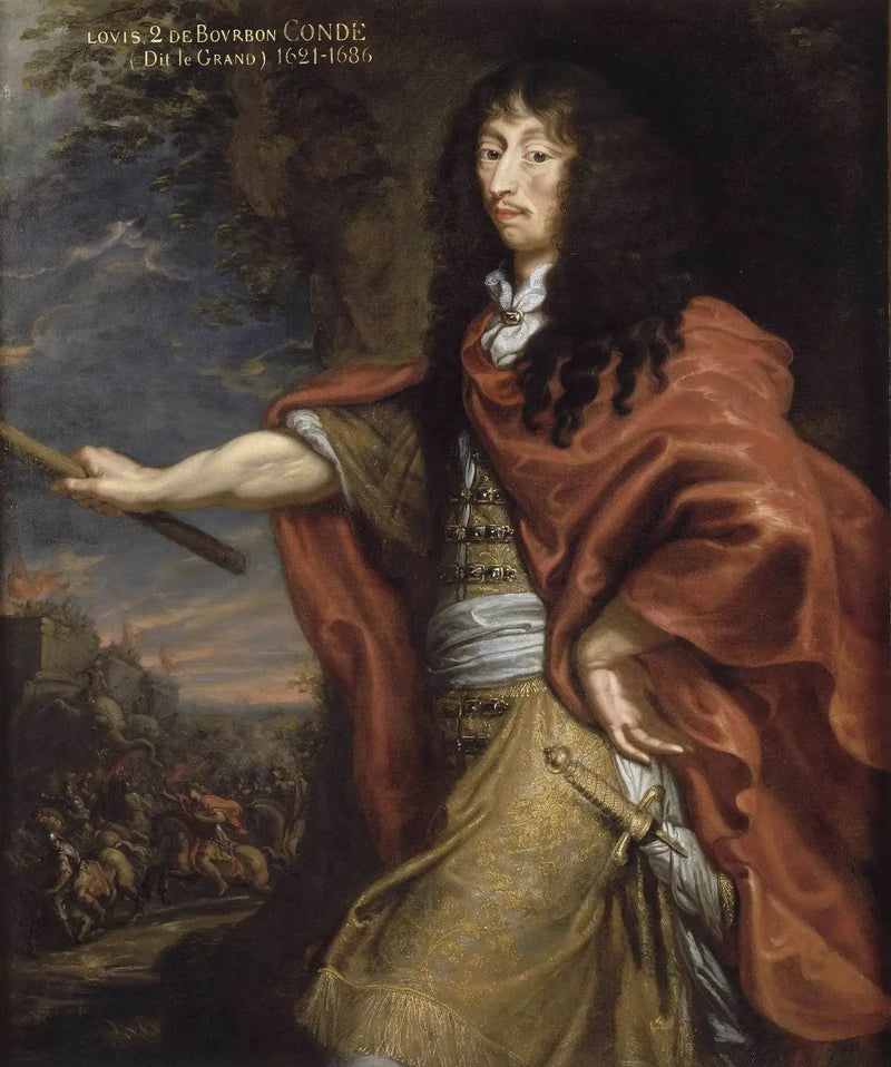 Porträt von Ludwig II., Prinz von Bourbon, genannt der Große Condé - Juste d'Egmont