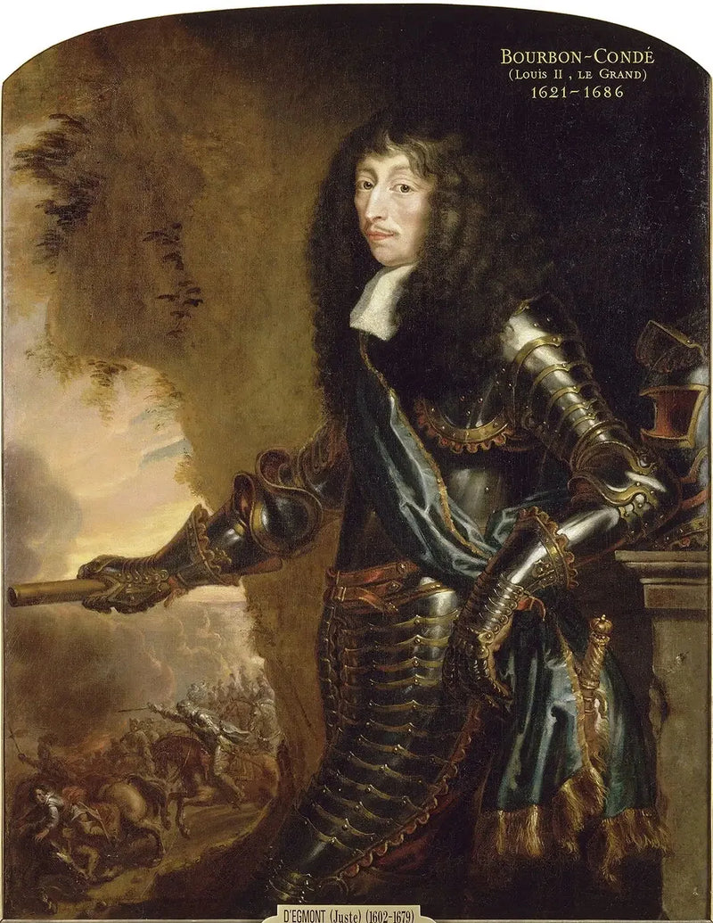 Porträt von Ludwig II., Prinz von Bourbon, genannt der Große Condé - Juste d'Egmont
