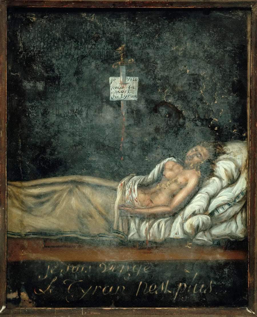 Porträt von Louis-Michel Le Peletier de Saint-Fargeau (1760-1793) auf seinem Sterbebett - Jacques-Louis David