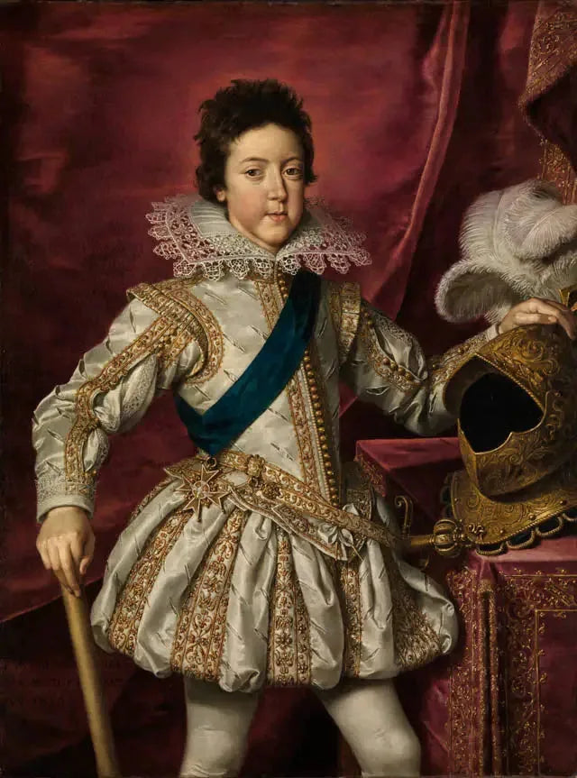 Portrait de Louis XIII - Frans Pourbus the Younger image 1 copie peinte à la main à l’huile