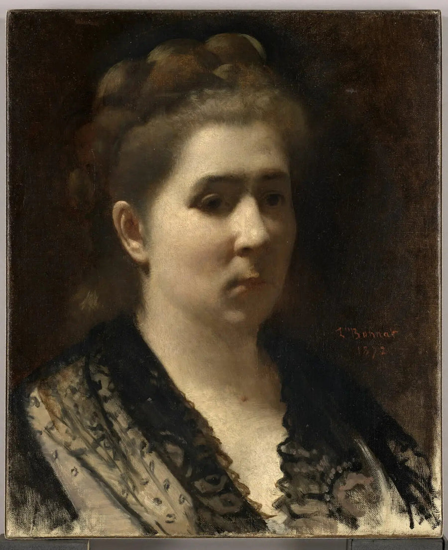Porträt von Louise Lienhard. - Léon Bonnat