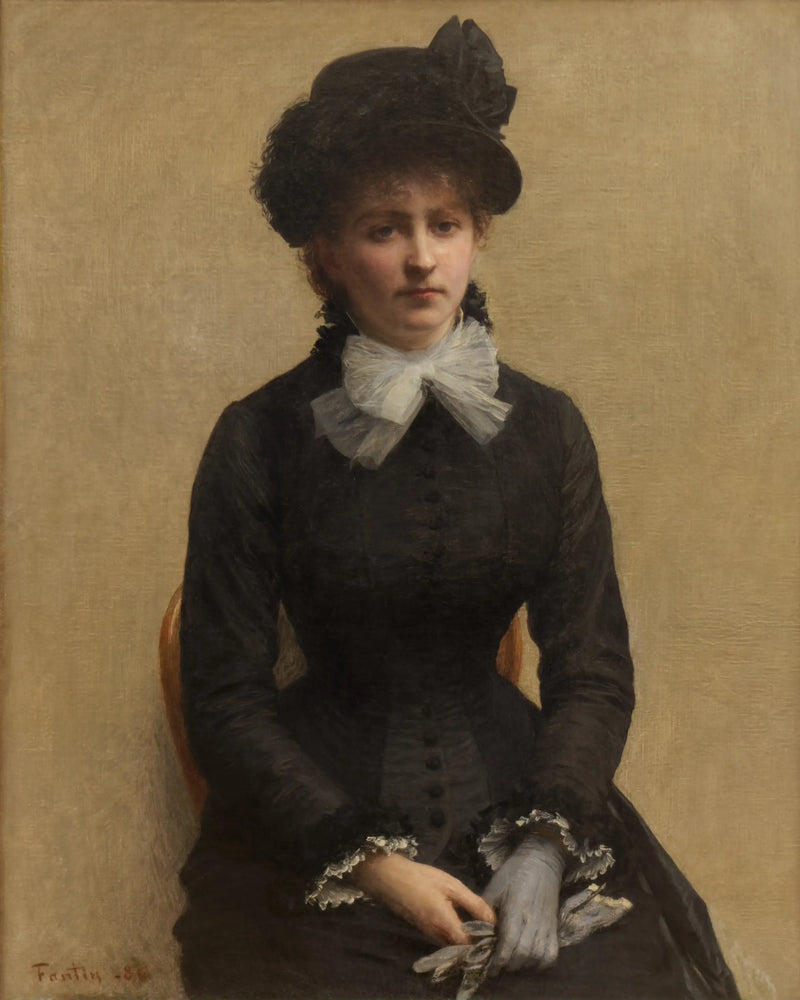 Portrait von Louise Riesener - Henri Fantin-Latour