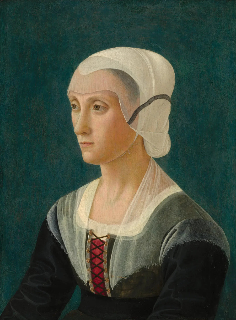 Porträt von Lucrezia Tornabuoni - Domenico Ghirlandaio