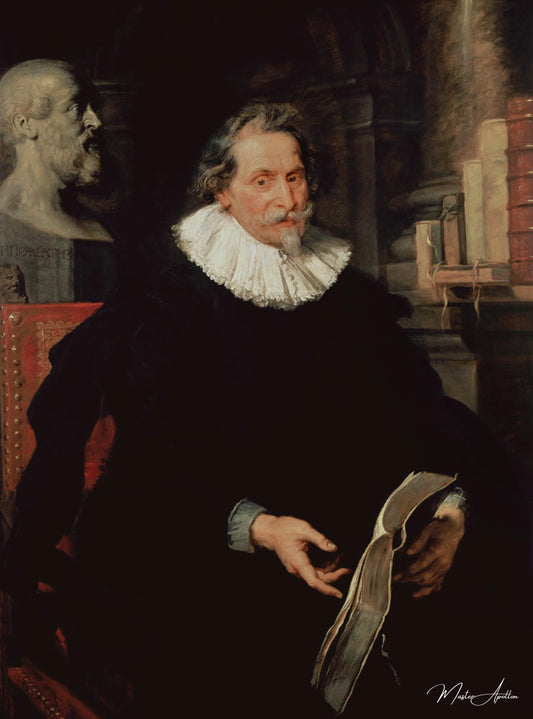 Portrait de Ludovicus Nonnius - Peter Paul Rubens - Reproductions de tableaux et peintures haut de gamme