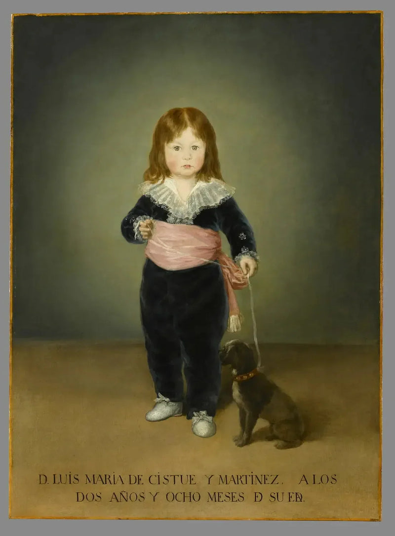 Porträt von Luis María de Cistué Martínez - Francisco de Goya
