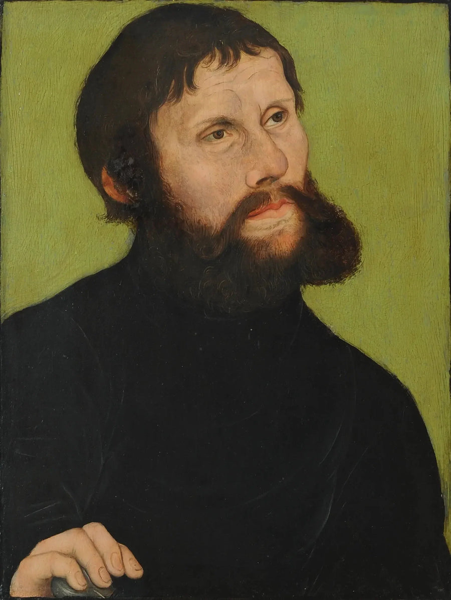 Portrait von Luther als Junker Jörg - Lucas Cranach der Ältere