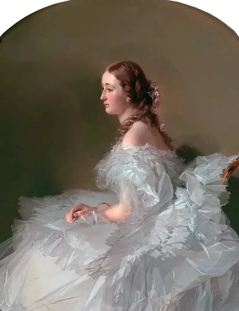 Portrait von Lydia Schabelsky, Baroness Staël-Holstein - Franz Xaver Winterhalter