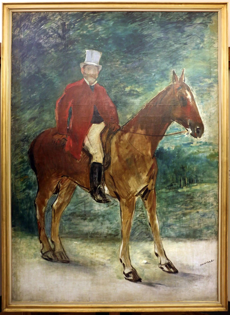 Porträt von M. Arnaud zu Pferd - Édouard Manet