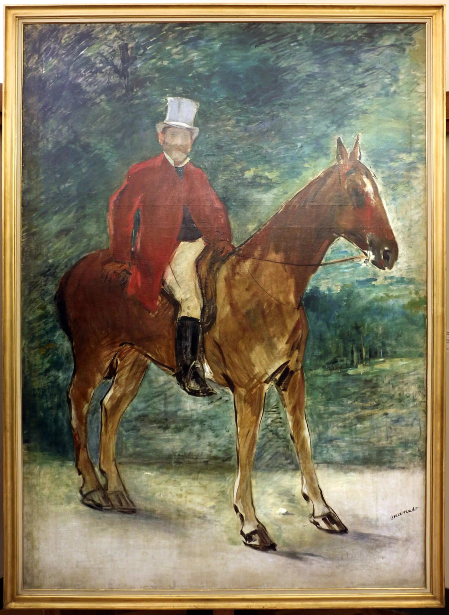 Porträt von M. Arnaud zu Pferd - Édouard Manet