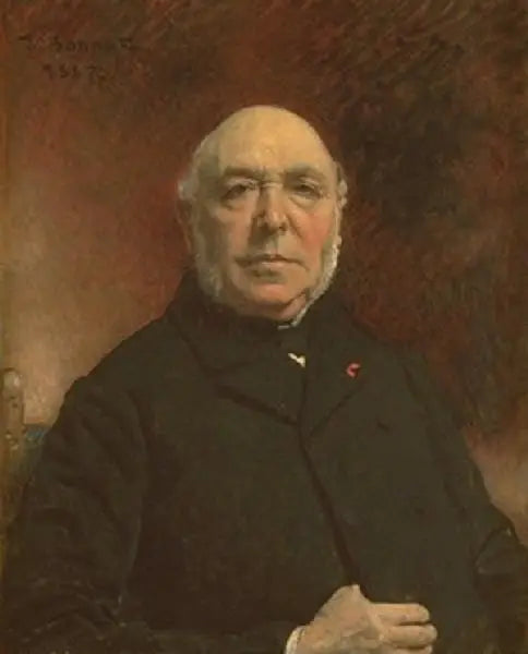 Portrait von M. Delarue, Architekt - Léon Bonnat