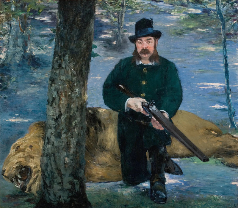 Porträt von M. Pertuiset, dem Löwenjäger - Édouard Manet