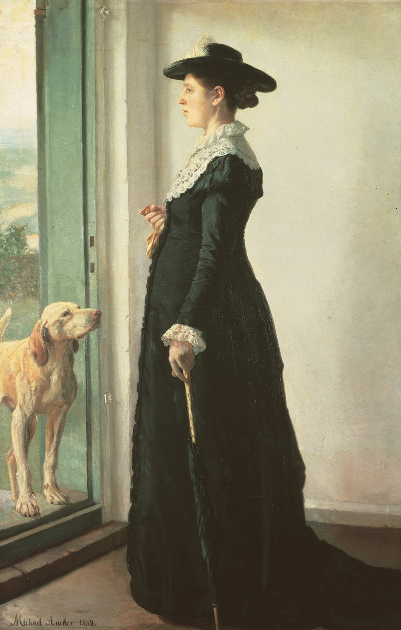 Porträt meiner Frau - Michael Peter Ancher