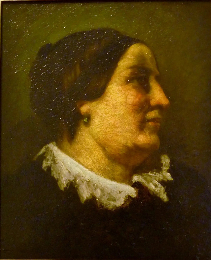 Porträt von Madame Andler - Gustave Courbet