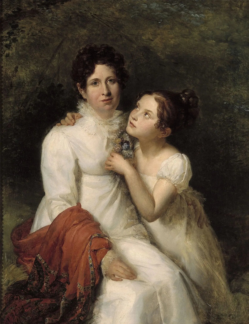 Portrait von Madame Bauquin Du Boulay und ihrer Nichte Mademoiselle Bauquin de La Souche - François Gérard
