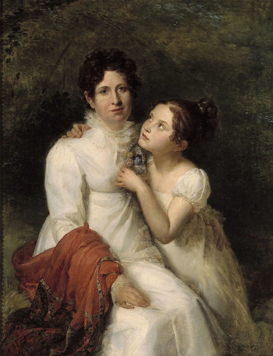 Portrait von Madame Bauquin Du Boulay und ihrer Nichte Mademoiselle Bauquin de La Souche - François Gérard