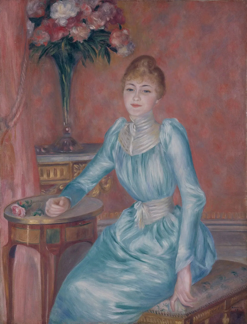 Porträt von Madame de Bonnières - Pierre-Auguste Renoir