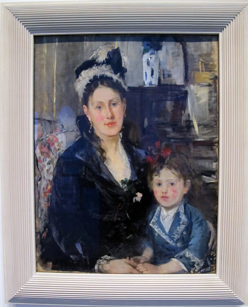 Porträt von Madame Boursier und ihrer Tochter - Berthe Morisot