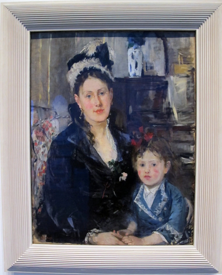 Porträt von Madame Boursier und ihrer Tochter - Berthe Morisot