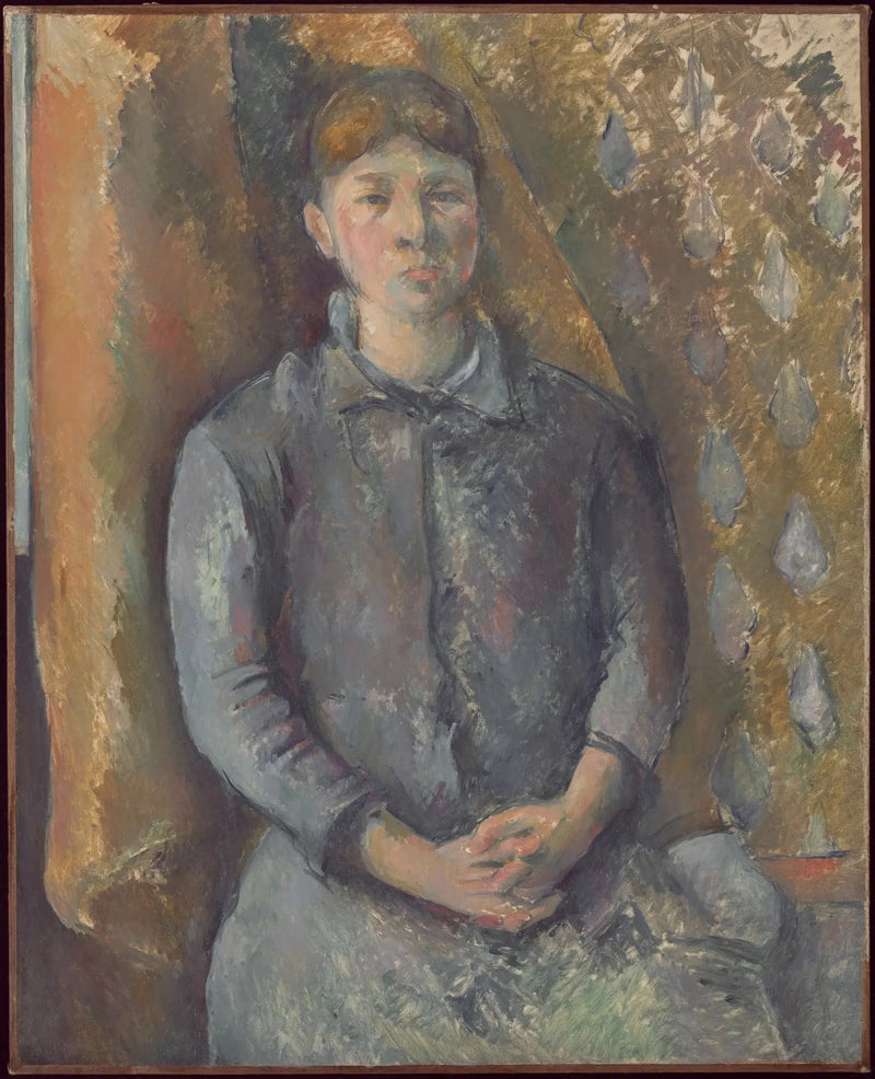 Porträt von Madame Cézanne - Paul Cézanne