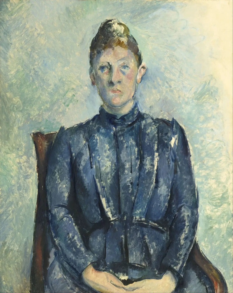 Porträt von Madame Cézanne - Paul Cézanne