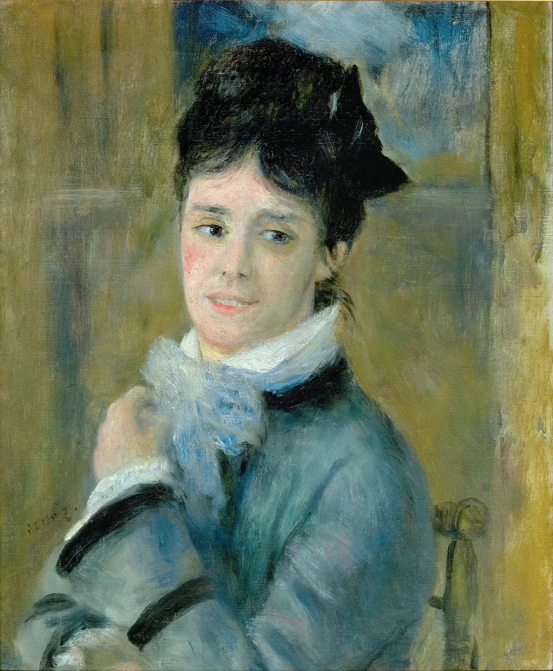 Porträt von Madame Claude Monet - Pierre-Auguste Renoir