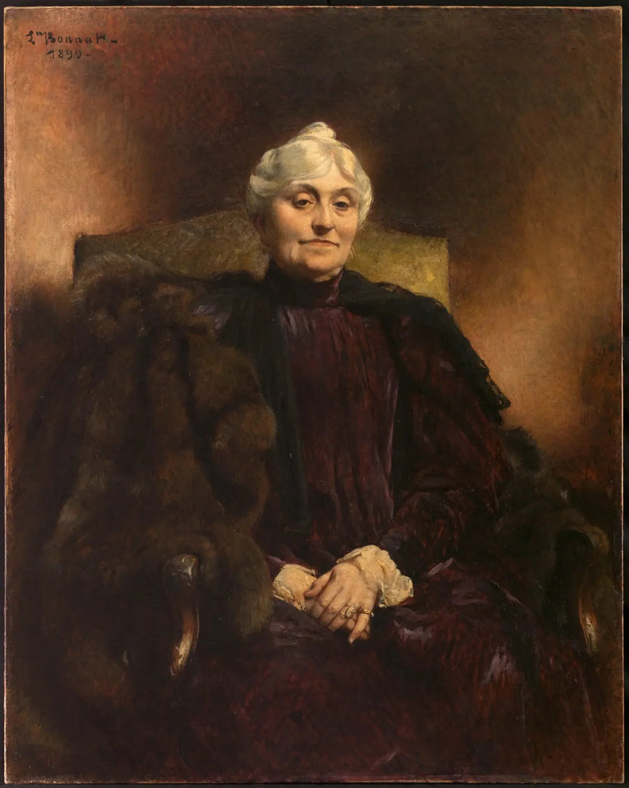 Portrait von Madame Dubernet - Léon Bonnat