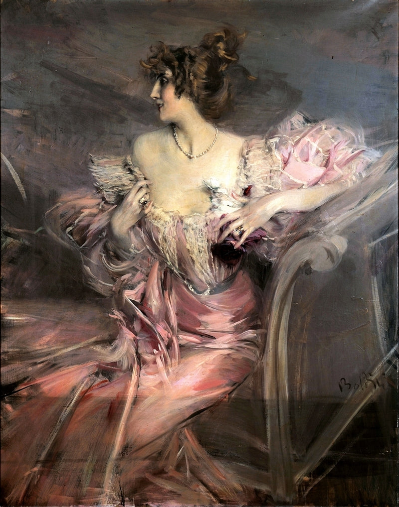 Portrait von Madame de Florian - Giovanni Boldini