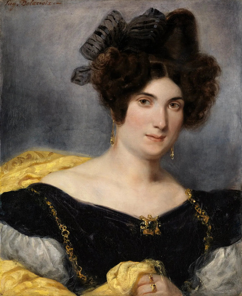 Porträt von Madame François Simon - Eugène Delacroix