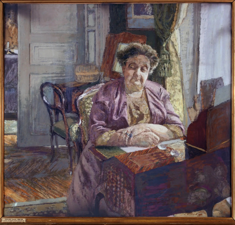 Portrait von Madame Frantz Jourdain - Édouard Vuillard