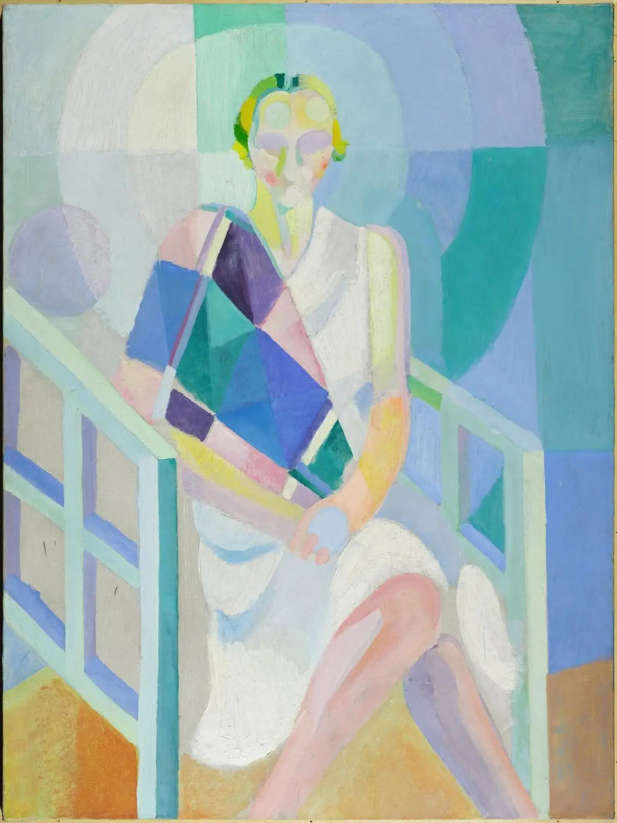 Porträt von Madame Heim - Robert Delaunay