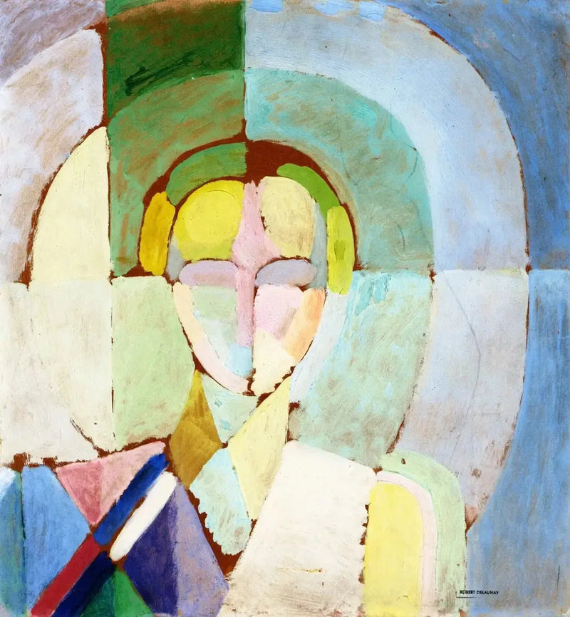 Porträt von Madame Heim - Robert Delaunay