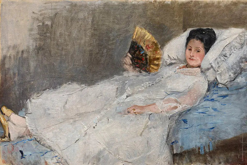Porträt von Madame Hubbard - Berthe Morisot