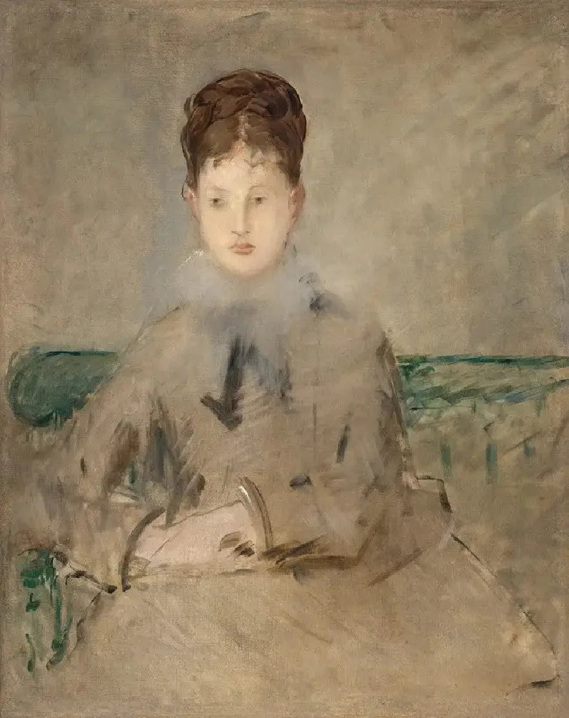 Portrait de Madame Jules Guillemet - Édouard Manet image 1 copie de tableau peinte à la main