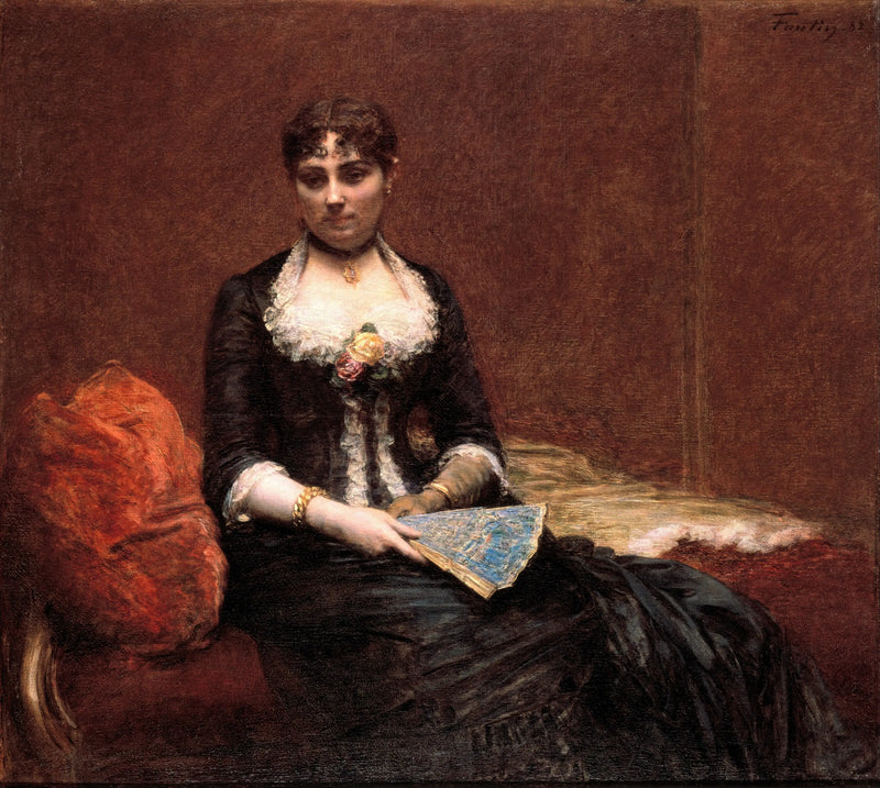 Portrait von Madame Léon Maître (Portrait von Madame Léon Maître) - Henri Fantin-Latour