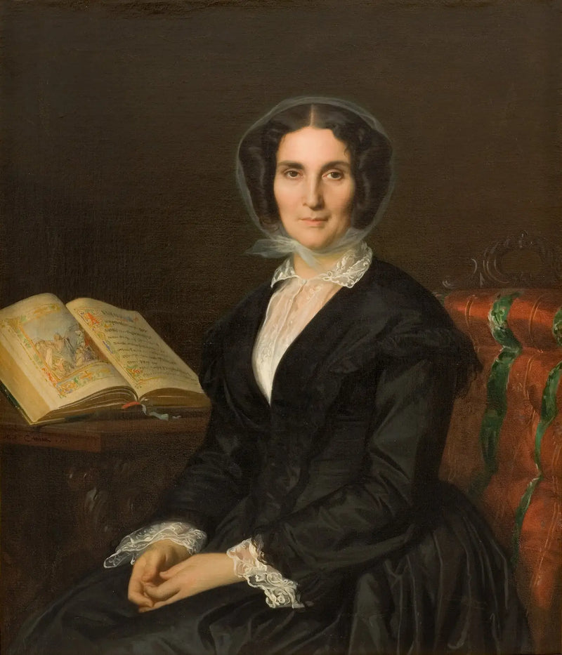 Portrait von Madame Louise Marès, née Bidreman - Alexandre Cabanel
