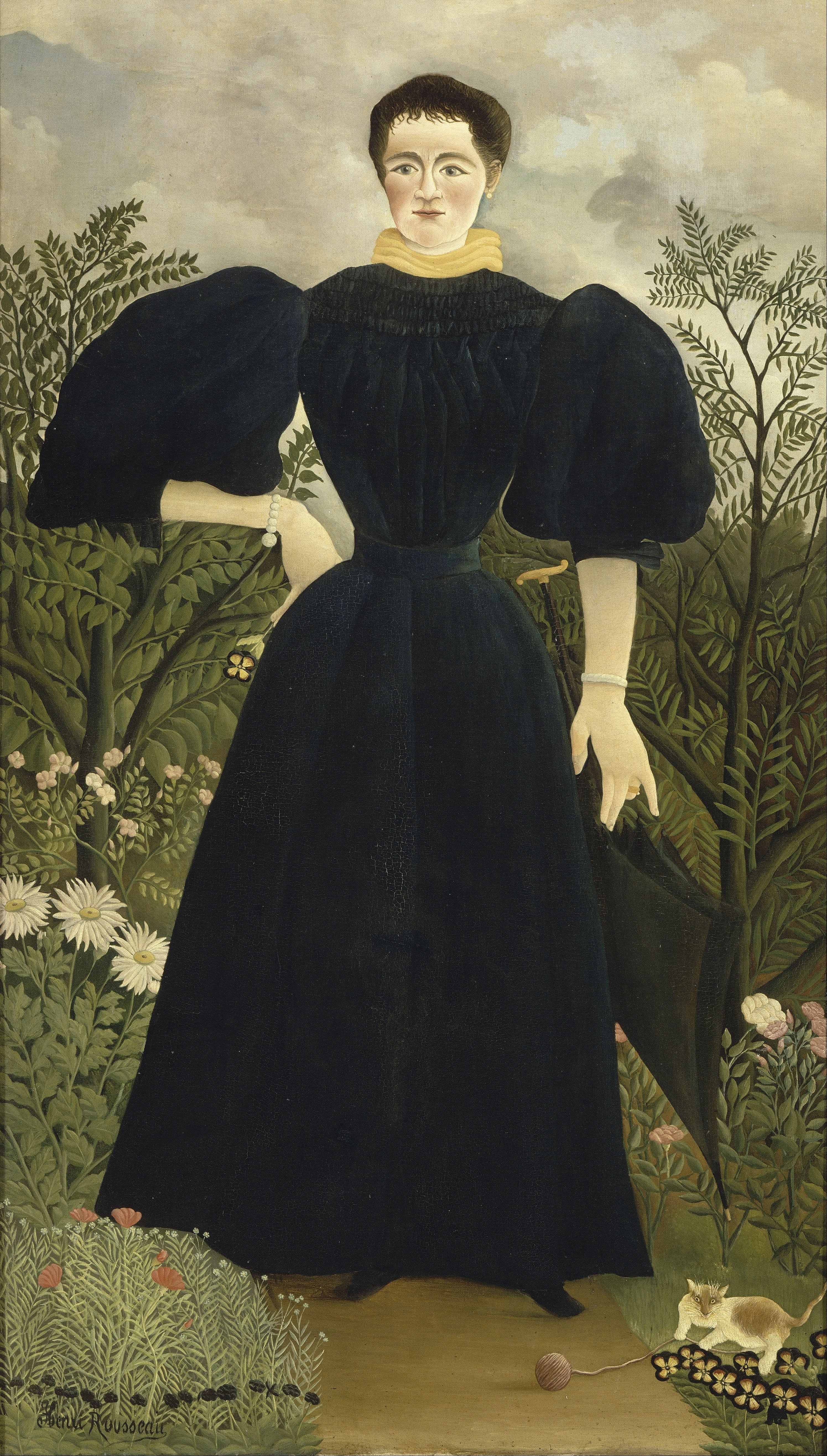 Portrait von Madame M. - Henri Rousseau