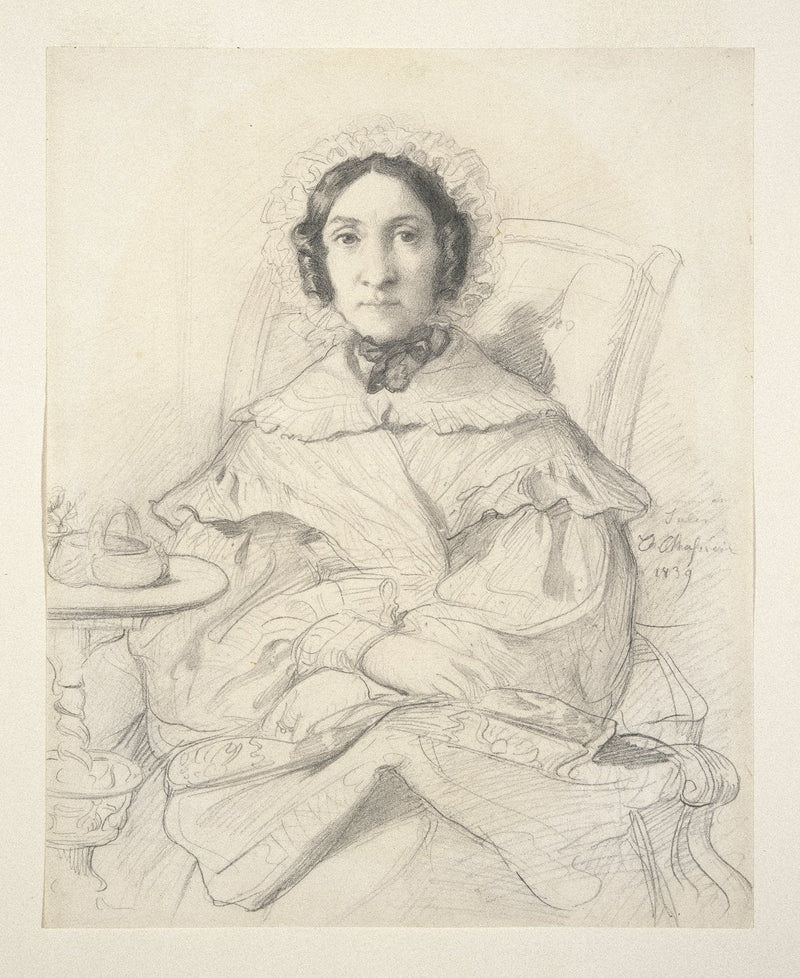 Porträt von Madame Monnerot - Théodore Chassériau