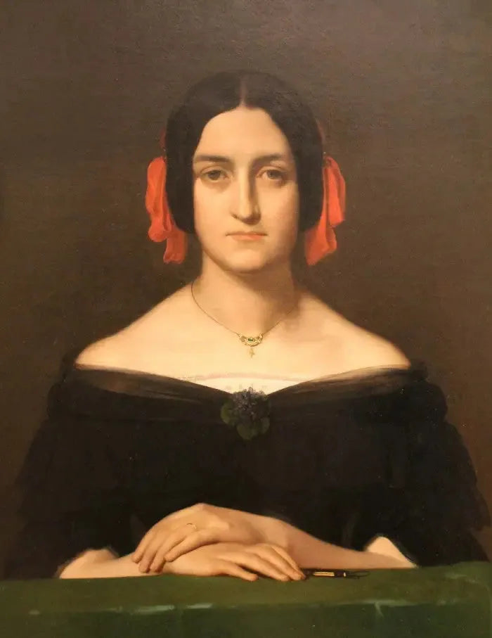 Porträt von Madame Oudiné - Hippolyte Flandrin