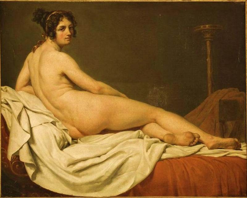 Porträt von Madame Récamier - Jacques-Louis David