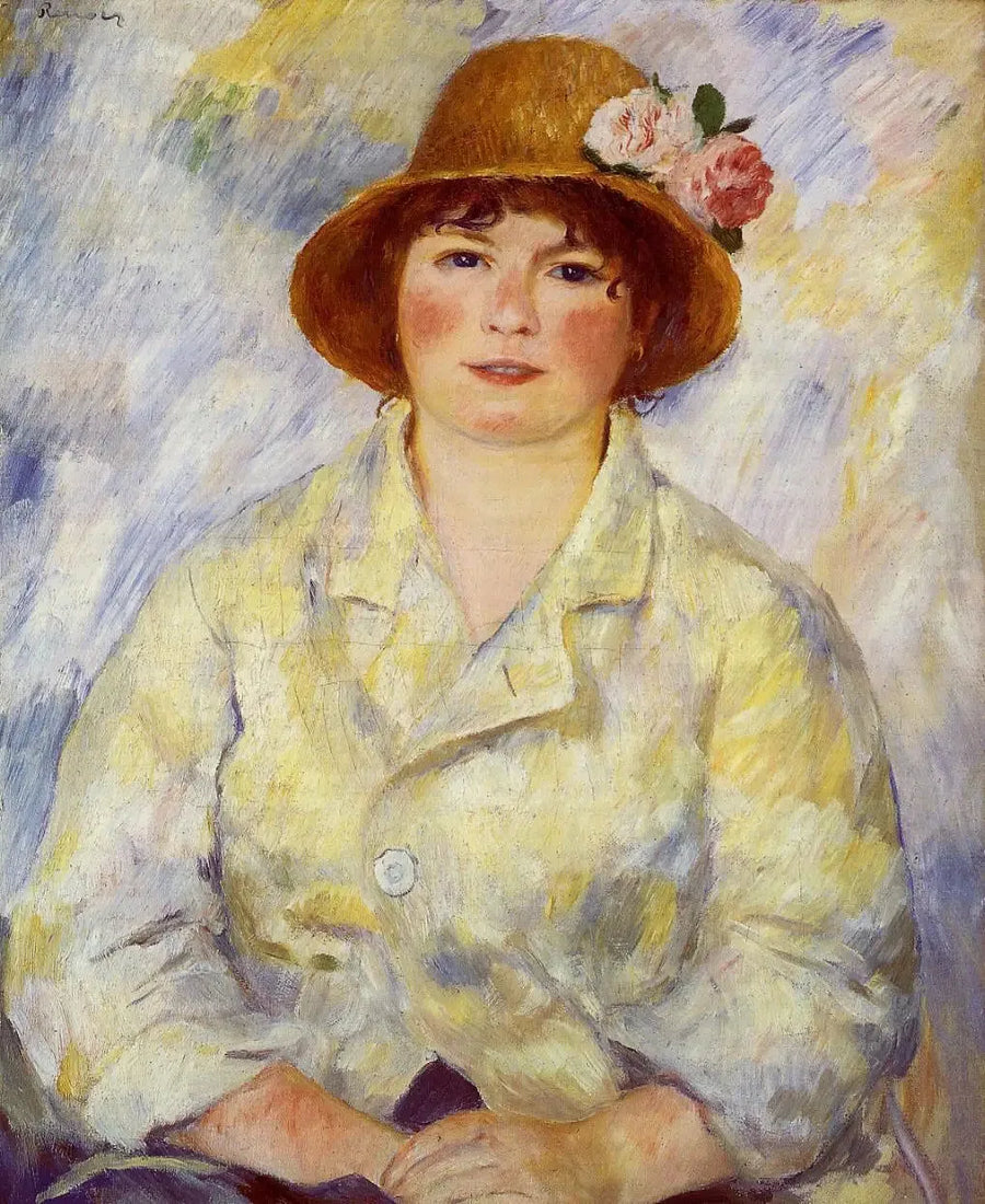 Porträt von Madame Renoir - Pierre-Auguste Renoir