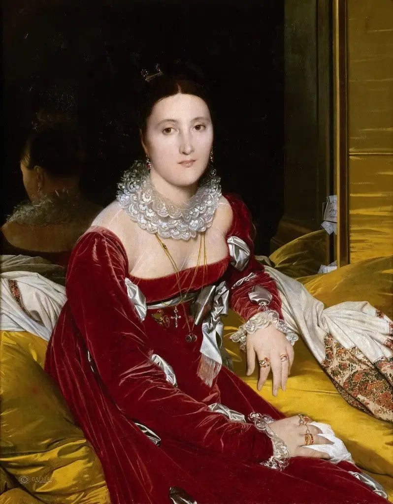 Porträt von Madame de Senonnes - Jean-Auguste-Dominique Ingres