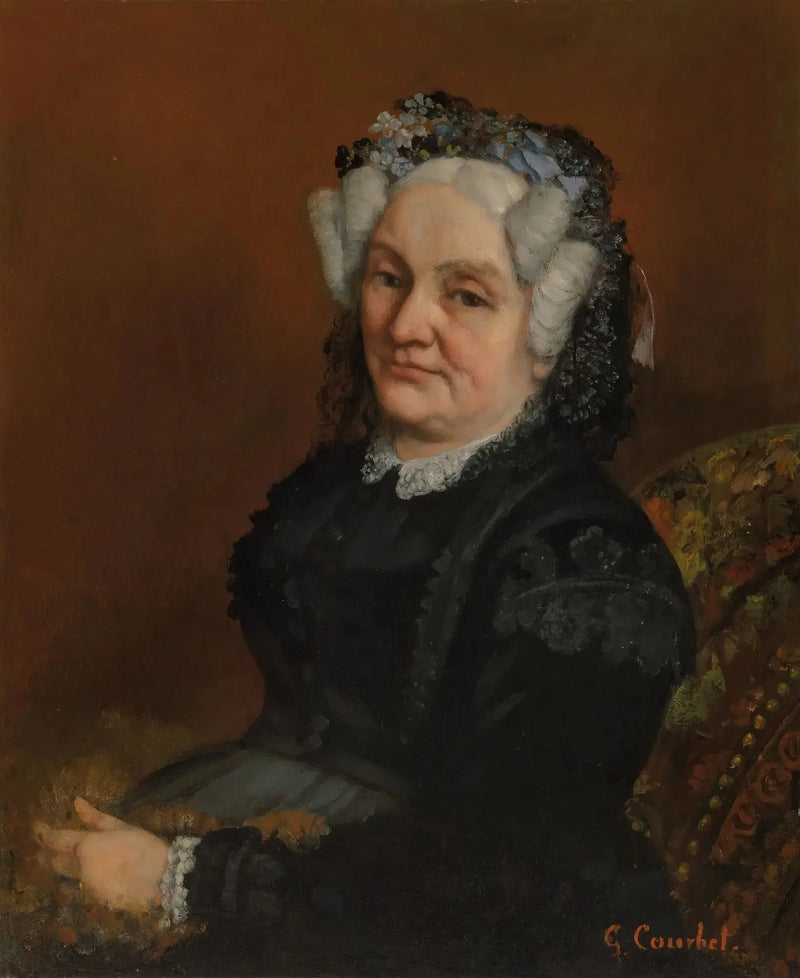 Porträt von Madame Sophie Loiseau - Gustave Courbet
