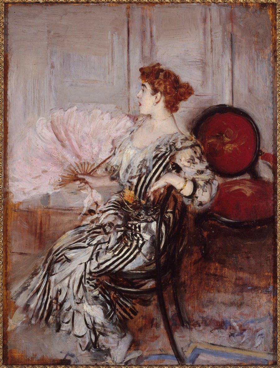 Portrait de Madame Torri, danseuse à l'Opéra - Giovanni Boldini image 1 reproduction réalisée par Alpha Reproduction