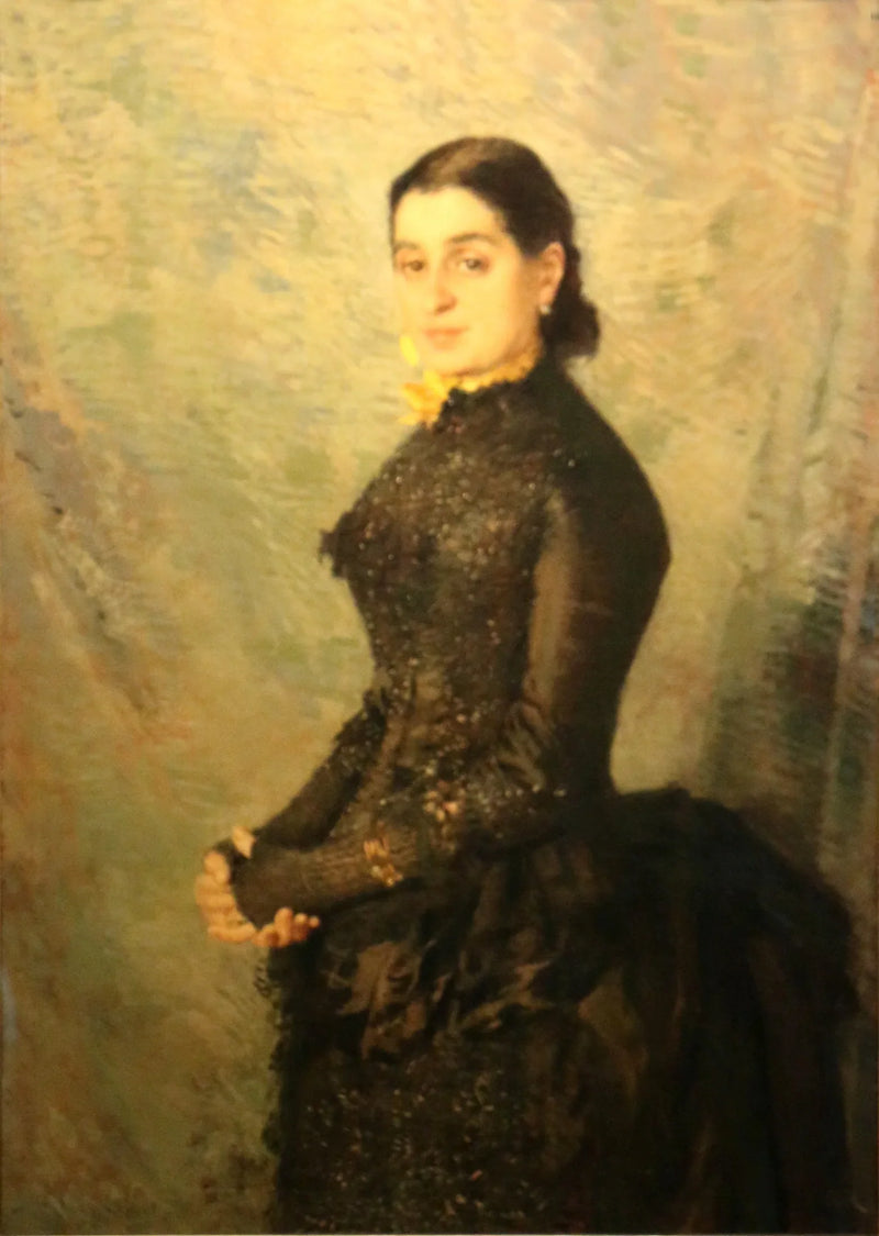 Portrait von Madame Wiener - Théodore van Rysselberghe