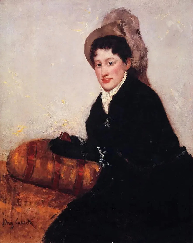 Porträt von Madame X, gekleidet für den Morgen - Mary Cassatt