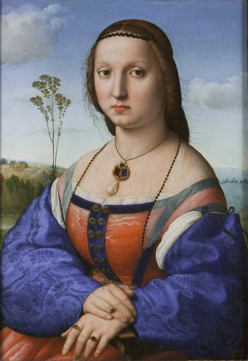 Porträt von Maddalena Doni - Raffael Sanzio